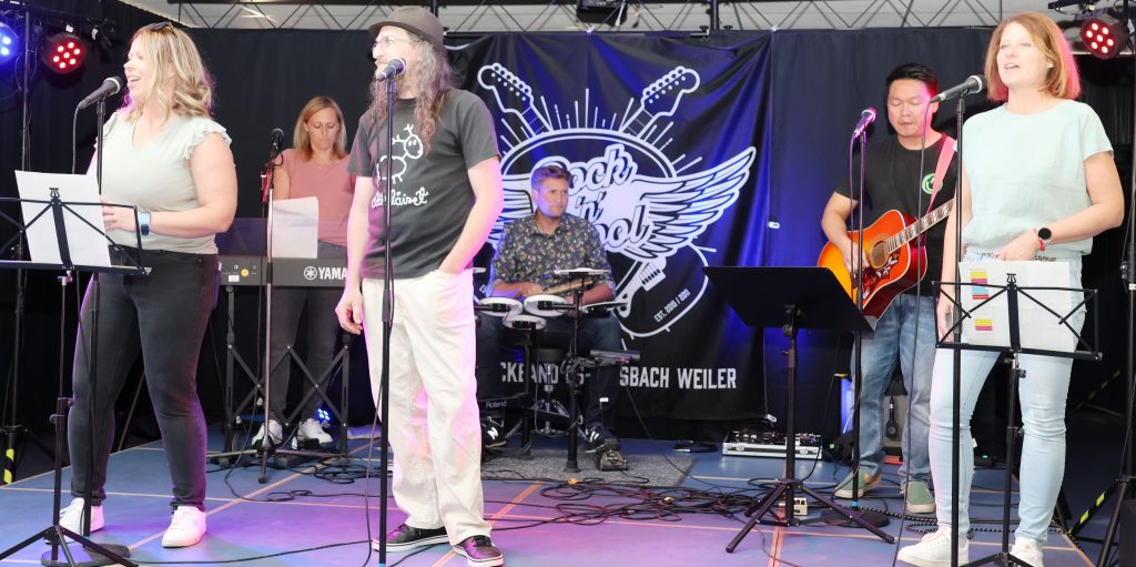 Ein Foto unserer Schulband